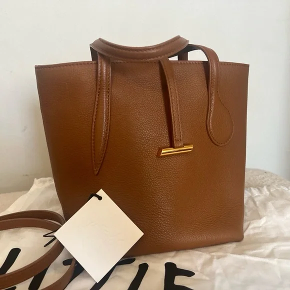 Liffner Sprout Mini Leather Top Handle Bag - Picture 2 of 9